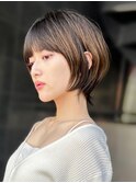 calna by ELMO/ショートボブ/ハンサムショート/丸みショート