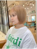 ボブカット　髪質改善トリートメント