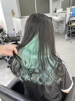 シェイロ(Cielro)&nbsp;【ミントカラー/インナーカラー/こなれミディ】SAKI