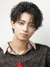 オーシャントーキョーハラジュク(OCEAN TOKYO harajuku) 波巻きパーマメンズツイストスパイラルパーマセンターパート