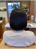 髪質改善ストレートボブ