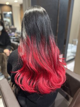 リオリス ヘア サロン(Rioris hair salon) レッドグラデーション