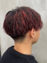 ナンバーウルス 名駅店(N° ulus)&nbsp;【number ulus】メンズメッシュ×レッドブラック