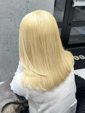 スウィープ(sweep) 抜きっぱなしブロンドヘア☆