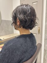 トマト(TOMTO)&nbsp;【RYOHEI】ショートパーマ_ニュアンスパーマ_スパイラルパーマ