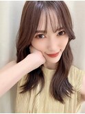 髪質改善トリートメント★ハイライトミルクティベージュ白髪染め
