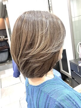 ヘアサロン ナヴィ 赤坂(NaVie AKASAKA) 白髪ぼかしハイライトon カラー+トリートメント