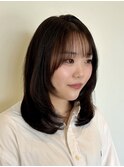小顔似合わせレイヤーカット