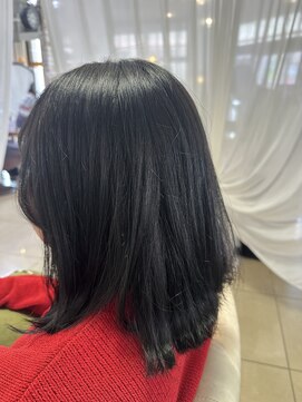 エミュ 中央駅店(eMu) お洒落暗髪！ブルーブラック♪