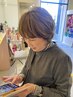 【オシャレ☆白髪染め】脱白髪染めカラー＋ハイライト＋似合わせカット￥15850