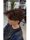 【Ryo】フェザーパーマ×ブラウンカラー