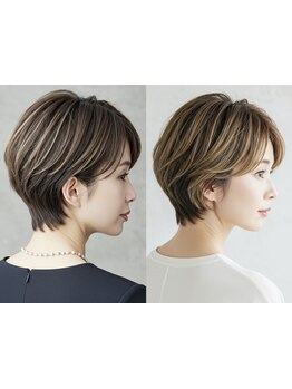 ハイセンスなスタイリストが大人の美髪をご提案♪[表参道駅/脱白髪染め/ハイライト/白髪ぼかし]