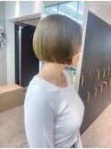 ミニウルフレイヤーカット顔周りカット前髪カット韓国ボブ/横浜