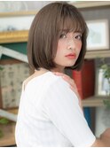 ■グレーベージュヘルシースタイル美髪ボブ314上尾20代30代40代