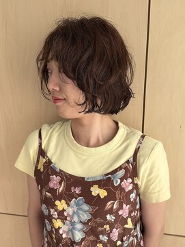 トワ バイ リンネ(Towa by Lin’ne) 柔らかい色味と質感ふわっと『アンニュイパーマ』