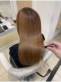 ハイトーンでも艶々◎プレミアム髪質改善縮毛矯正