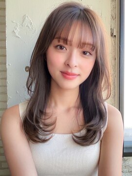 アグノス 青山(Agnos) 小顔レイヤーカットクラゲヘアーココアベージュオリーブグレー