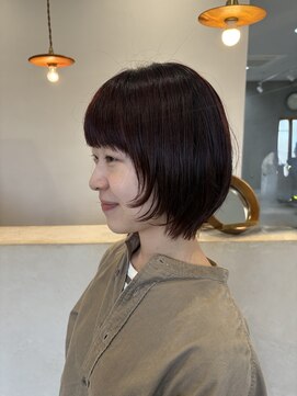 ミュゼプリュム(Musee plume) ボブレイヤー/ピンクブラウン