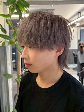 シェリール(CHERiR) 垢抜け無造作マッシュウルフハイトーンベージュヘア似合わせ