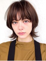 アンドレイ 表参道(andrey) 着物ヘア/ダークアッシュ/ミディアムレイヤーカット/表参道