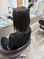 コワファーストナガサキシャンプーボーイ(COIFF1RST NAGASAKI SHAMPOO BOY) 今っぽくて可愛い10代20代前下がりショートボブ/長崎