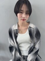 フッズ(HOODS)&nbsp;シースルーバング　ショートボブ　顔周りカット