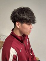 サイクル(CYCLE)&nbsp;MEN'S HAIR/波巻きツイストスパイラル/リバースセンターパート
