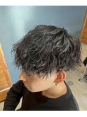 メンズツイストスパイラルパーマ