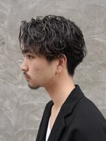 バイフィフス 原宿/表参道(by fifth) センターパートシャドウパーマルーズパーマ大人メンズヘア