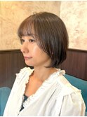 ●杉浦ショート/白髪前髪/ショートボブ/20代30代40代50代/銀座