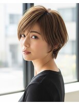 ラディシュ さがみ野(RADISH) 40代50代60代ひし形ショート◎白髪ぼかしハイライト