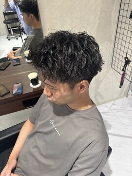 クール 大和八木駅前店(Coeur) 大和八木橿原メンズサロンスパイキーショートピンパーマ