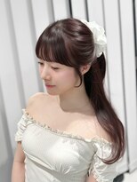 エヌアイ オモテサンドウ(ni omotesando)&nbsp;盛れるお顔周りカット×ショコララベンダー　　【正木碧】
