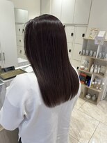 ケンジ 平塚 アネッタ(KENJE annetta) 艶髪ストレート 髪質改善カラー 髪質改善トリートメント