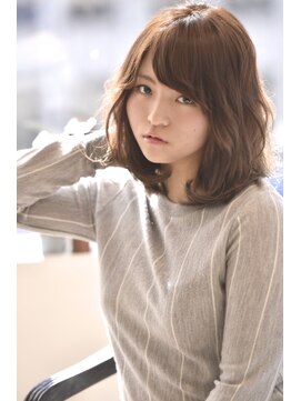 クールドセリエ 新宿南口店(Coeur de cellier) 【cellier】顔周りで小顔を作るひし形シルエットボブ