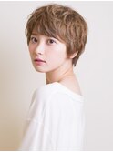【QUATRO】ニュアンスカールのエアリーショート