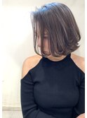 ハイライトバレイヤージュボブ