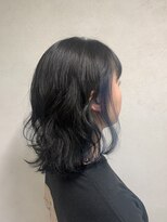 アジールヘア 東上野店(agir hair)&nbsp;ネイビーインナーカラー【上野／東上野】