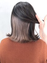 アルバム 銀座(ALBUM GINZA)&nbsp;インナーミルクティー_ローライトスリークボブ_ba288191