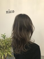ヘアーコレクトニコ(hair collect nico)&nbsp;グレージュカラー×ロングヘア