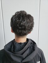 ギフト ヘアーデザイン(gift hair design) フェードカット×リバースパーマ