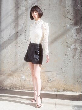 バルベストーキョーサウス(BARBES TOKYO SOUTH) 20代・30代/ボブ/暗髪/ニュアンスカラー/大人可愛い