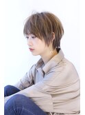 小顔ショート/ショコラベージュ
