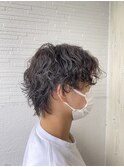 ウルフ×波巻パーマ