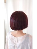 切りっぱなしミニボブ