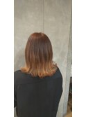 20代30代ダブルカラーブリーチ立体感グラデーション透明感
