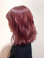 ヘアーワークス ボナ ウニクス店(HAIR WORKS bona)&nbsp;似合わせカット×髪質改善ケア【ディープピンク1】
