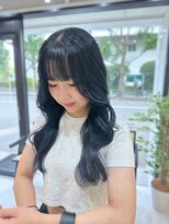 ジーナ 博多筑紫口(Zina)&nbsp;【tama】韓国ヘア×ブルーブラック◎