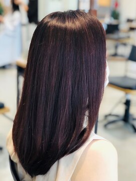 グランデュール 東静岡池田店(GRANDEUR) ダブルカラーミルクティーベージュカラーブルーブラックブリーチ