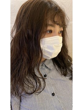 コンティバイミラートーク(CONTY by MIRROR TALK) 前髪パーマ/ロング